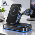 Avenorvia™ Multi-Device Charging Station – 5-in-1 Desktop Charging Hub for Phones, Watches, Earbuds & Everyday Electronics