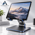 Avenorvia™ FlexView Adjustable Tablet Stand – 360° Rotating Desktop Holder for Work, Streaming, Video Calls & Everyday Use