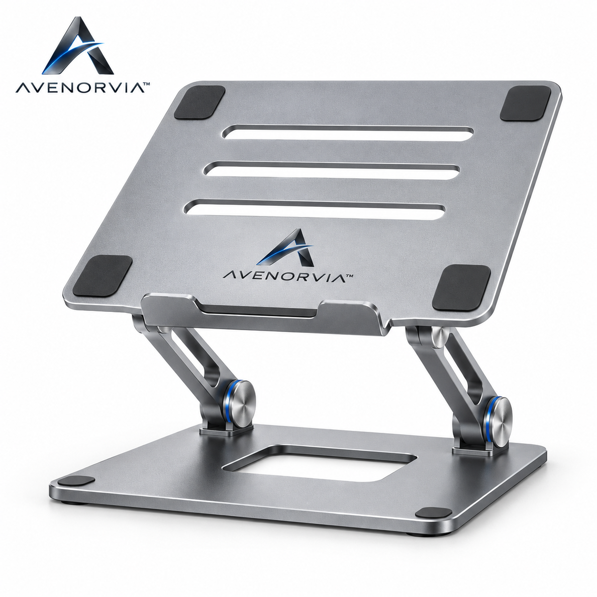 Avenorvia™ ElevateFold Adjustable Laptop Stand – Foldable Ergonomic Desktop Riser for Work, Study & Travel