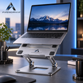 Avenorvia™ ElevateFold Adjustable Laptop Stand – Foldable Ergonomic Desktop Riser for Work, Study & Travel