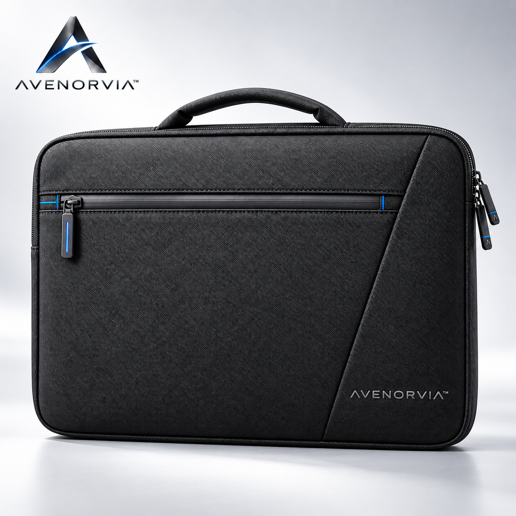 Avenorvia™ UrbanShield Laptop Organizer Bag – Padded Computer Sleeve with Accessory Storage for Work, Travel & Everyday Carry