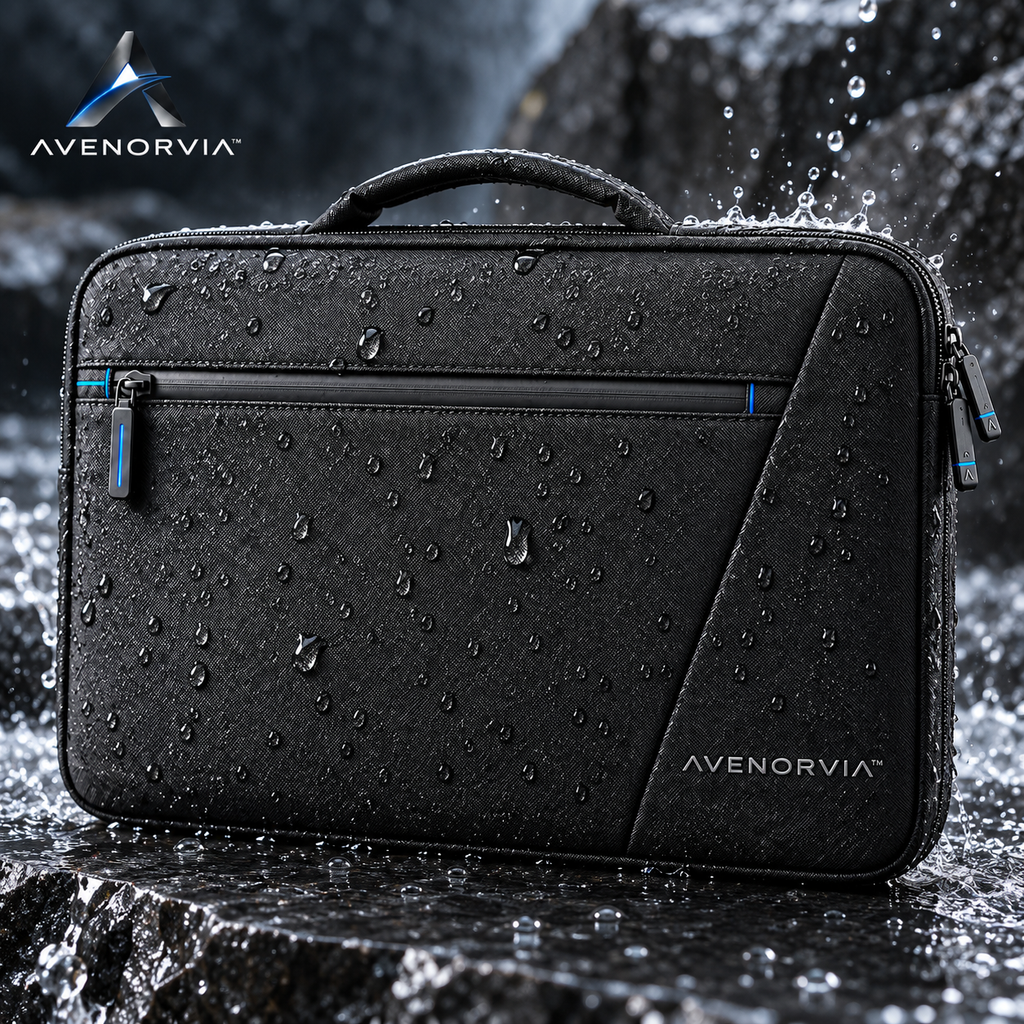 Avenorvia™ UrbanShield Laptop Organizer Bag – Padded Computer Sleeve with Accessory Storage for Work, Travel & Everyday Carry